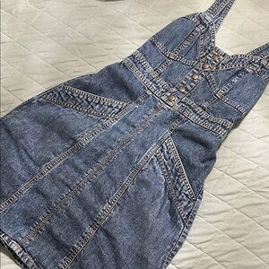 Denim Pinafore Dress